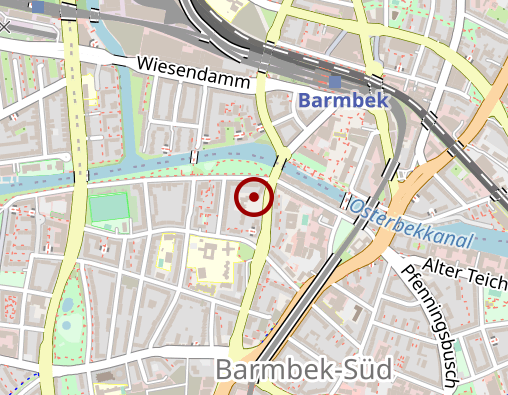 Karte: Regionalzentrum Barmbek