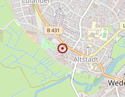 Karte: DRK Wedel e.V. Ortsverein Betreutes Wohnen