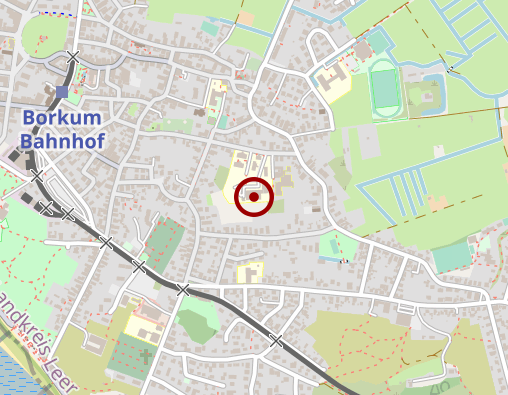 Karte: Inselkrankenhaus Borkum