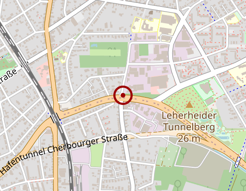 Karte: Lebenshilfe für Menschen mit geistiger Behinderung Ortsvereinigung Bremerhaven e. V.