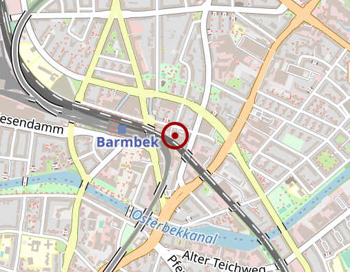 Karte: Hanefeld Birte Praxis für Stimm- und Sprachtherapie