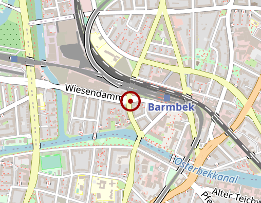 Karte: Vitametikpraxis Barmbek Christiane Aberle