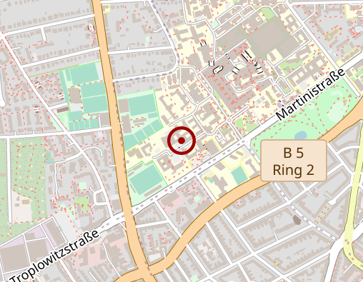 Karte: Klinik für Kinder- und Jugendpsychiatrie und Psychotherapie Klinik für Kinder- und Jugendpsychiatrie Psychotherapie