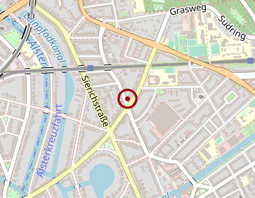 Karte: Klemisch Dagmar Dr. Psychologische Psychotherapeutin Praxis für Verhaltenstherapie