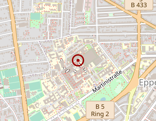 Karte: Klinik für Kinder- und Jugendpsychiatrie und Psychotherapie Klinik für Kinder- und Jugendpsychiatrie Psychotherapie