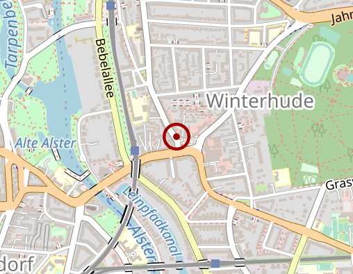 Karte: Psychotherapeutische Praxis Winterhude Psychologischer Psychotherapeut