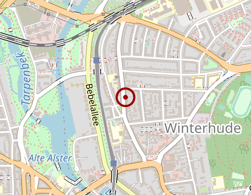 Karte: Tür zu - wat nu? Schlüsseldienst Winterhude