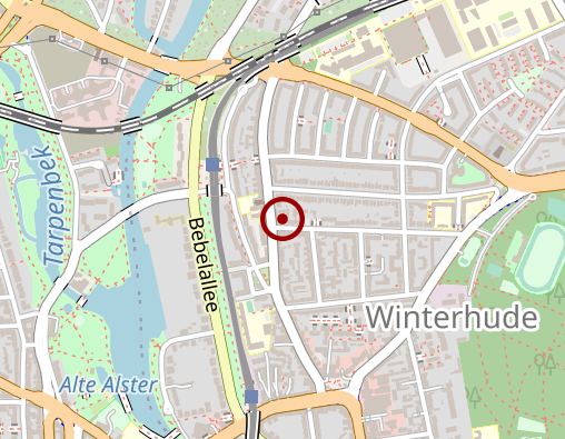 Karte: Ergotherapie am Stadtpark Andrea Ziegler u. Karin von Hartmann