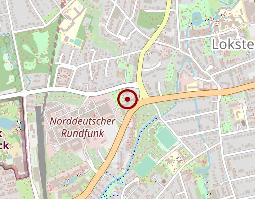 Karte: Seniorenwohnanlage Lokstedt der VHW