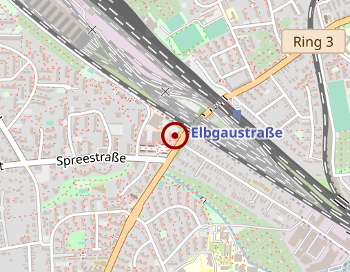 Karte: Amb. Pflegedienst Nord