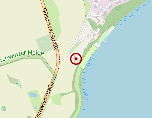 Karte: Pflegeheim für geistig-/schwerstmehrfach behinderte Menschen "Haus am Goldberger See"