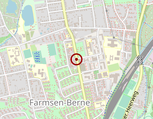 Karte: fördern und wohnen ambulante Sozialpsychiatrie