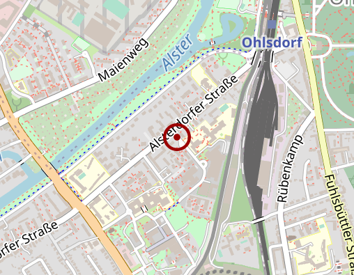 Karte: Evangelisches Krankenhaus Alsterdorf gemeinnützige GmbH Krankenhaus