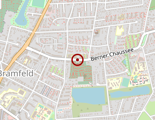 Karte: Ev. luth. Simeonkirchengem. Bramfeld-Friedhofsverwaltung