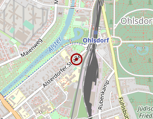 Karte: Betreutes Wohnen Alstertreff