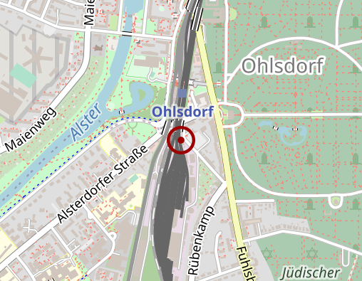 Karte: A.u.J. Taxi-Mietwagen Hamburg