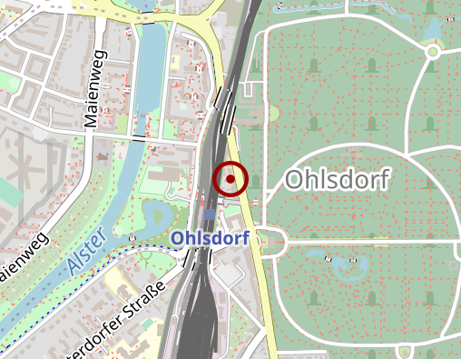 Karte: Hamburger Bestattungsinstitut