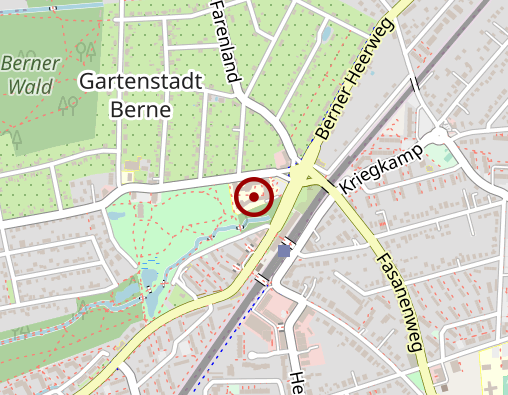 Karte: Seniorenwohnanlage Walddörfer der VHW