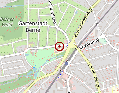 Karte: Seniorenwohnanlage Walddörfer, VHW Wohnen im Alter