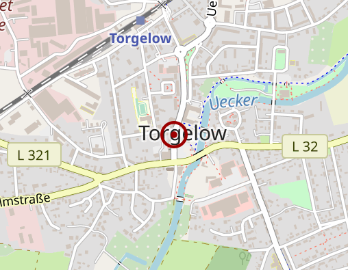 Karte: Pflegedienst der Volkssolidarität Torgelow