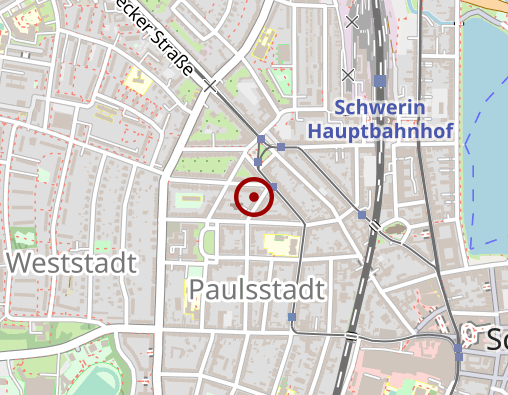 Karte: Wittrock-Haus Tagespflege u. Seniorenbegegnungsstätte d. Augustusstifts zu Schw.