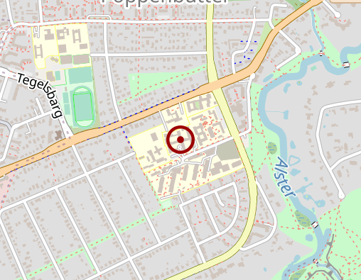 Karte: Gast- und Krankenhaus, Alten- und Pflegeheim