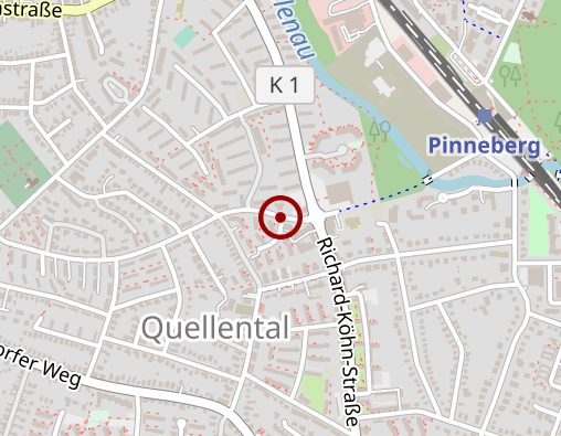 Karte: Physiotherapie & Podologie Quellental