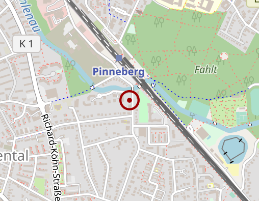 Karte: Pinneberger Taxen Union Taxibetrieb