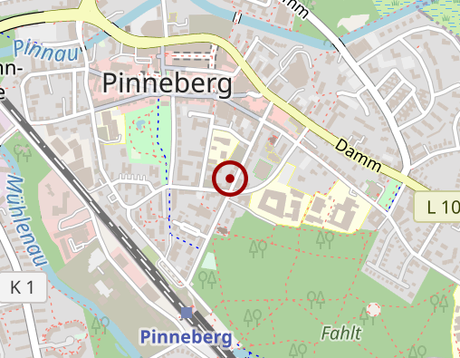 Karte: Pinneberger Therapeuten Team Praxis für Krankengymnastik