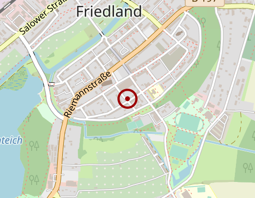 Karte: Caritasverband für das Erzbistum Hamburg e. V. Sozialstation Friedland