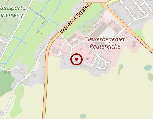 Karte: Fritz Reuter Pflegedienst GmbH