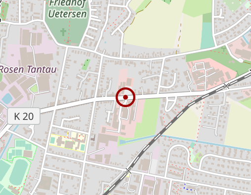 Karte: Tagespflege Miteinander der Diakoniestation Uetersen