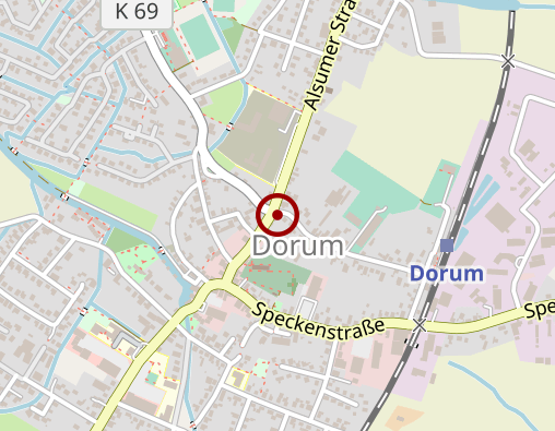 Karte: Sanitätshaus Land Wursten