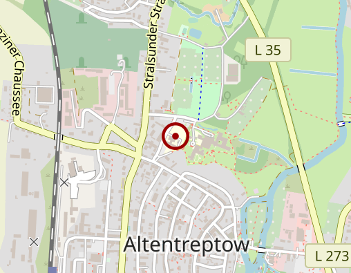 Karte: Dietrich-Bonhoeffer-Klinikum Standort Altentreptow