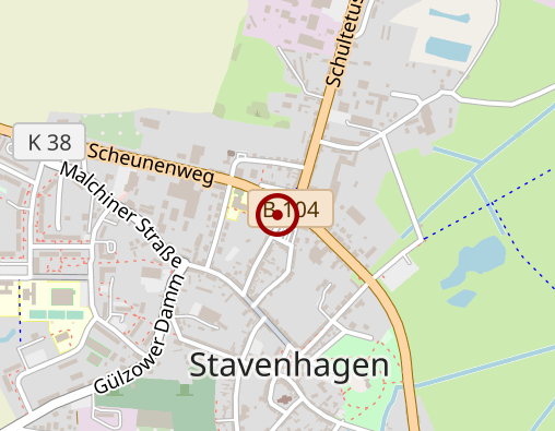 Karte: Philia intensiv Brandenburg GmbH & Co. KG Betriebsstätte M-V