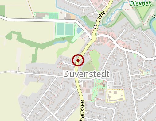 Karte: A&V Hs.DUVENSTEDT wohn., betreuen, pflegen GmbH