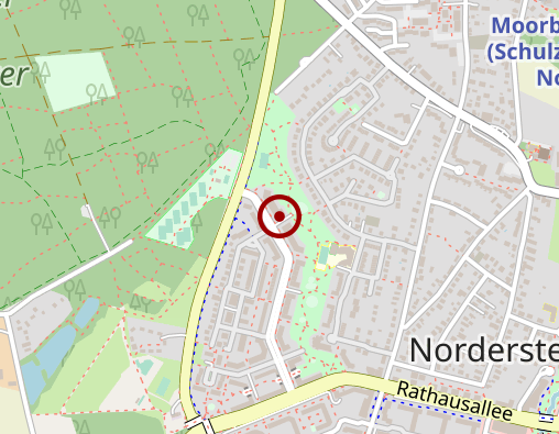 Karte: Tagespflege im AWO Servicehaus Norderstedt