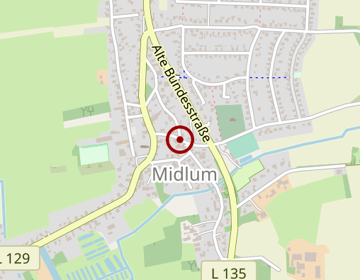 Karte: DRK-Sozialstationen Wesermünde GmbH Sozialstation Nordholz/ Land Wursten