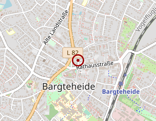 Karte: Heinrich Sengelmann Tagesklinik Bargteheide