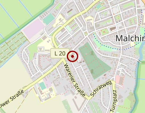 Karte: Dietrich-Bonhoeffer-Klinikum Standort Malchin