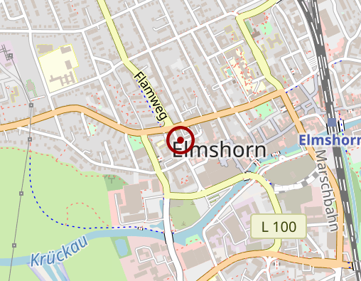 Karte: DRK-Pflegedienst Uetersen/Elmshorn