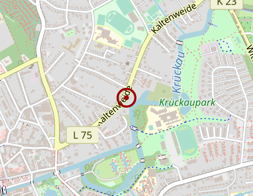 Karte: Naturheilpraxis Krückaupark Rodtgardt