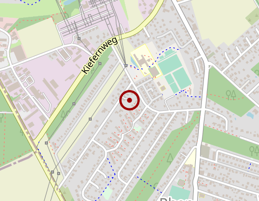 Karte: Physiotherapeutin Nadja Vanhöf UG (haftungsbeschränkt) Tiernaturheilpraxis