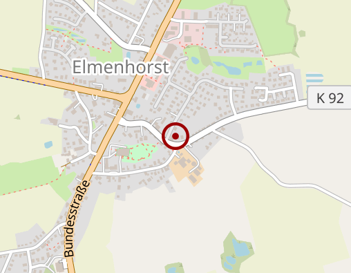 Karte: Stormarner Werkstätten - Betriebsstätte Elmenhorst