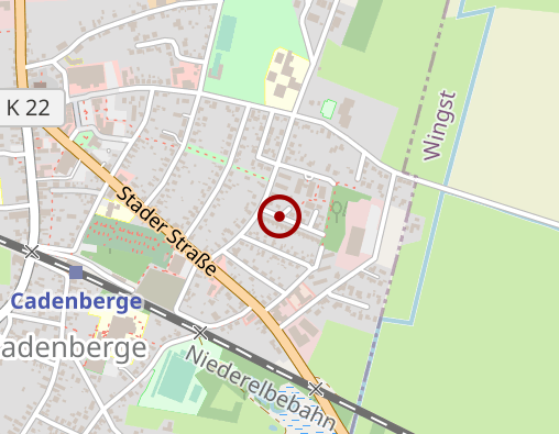 Karte: DRK Tagespflege Cadenberge