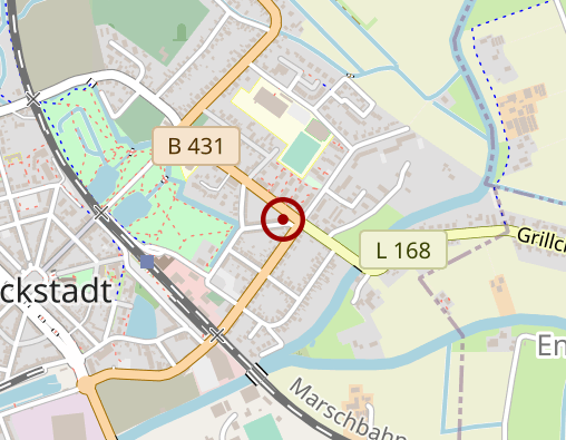 Karte: Häusliche Alten- und Krankenpflege für Glückstadt und Kreis Steinburg