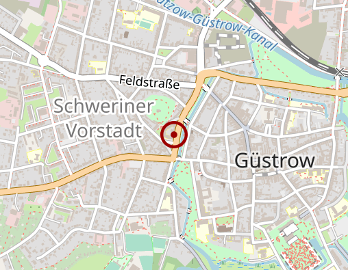 Karte: Sozialstation Güstrow