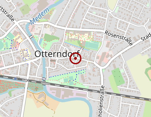 Karte: Beratungsstelle f. Kinder, Jugendliche u. Eltern d. LK Cuxhaven