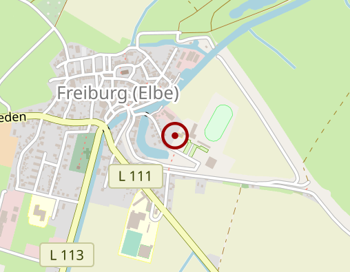 Karte: Flecken Freiburg