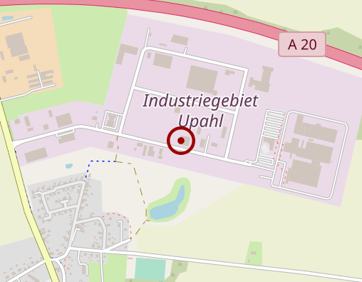 Karte: Diakoniewerk im nördlichen Mecklenburg gGmbH Werkstatt für behinderte Menschen